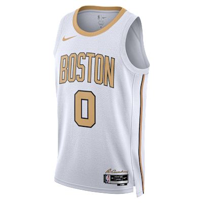 Jayson Tatum Boston Celtics City Edition Men's Nike NBA Swingman Jersey - White