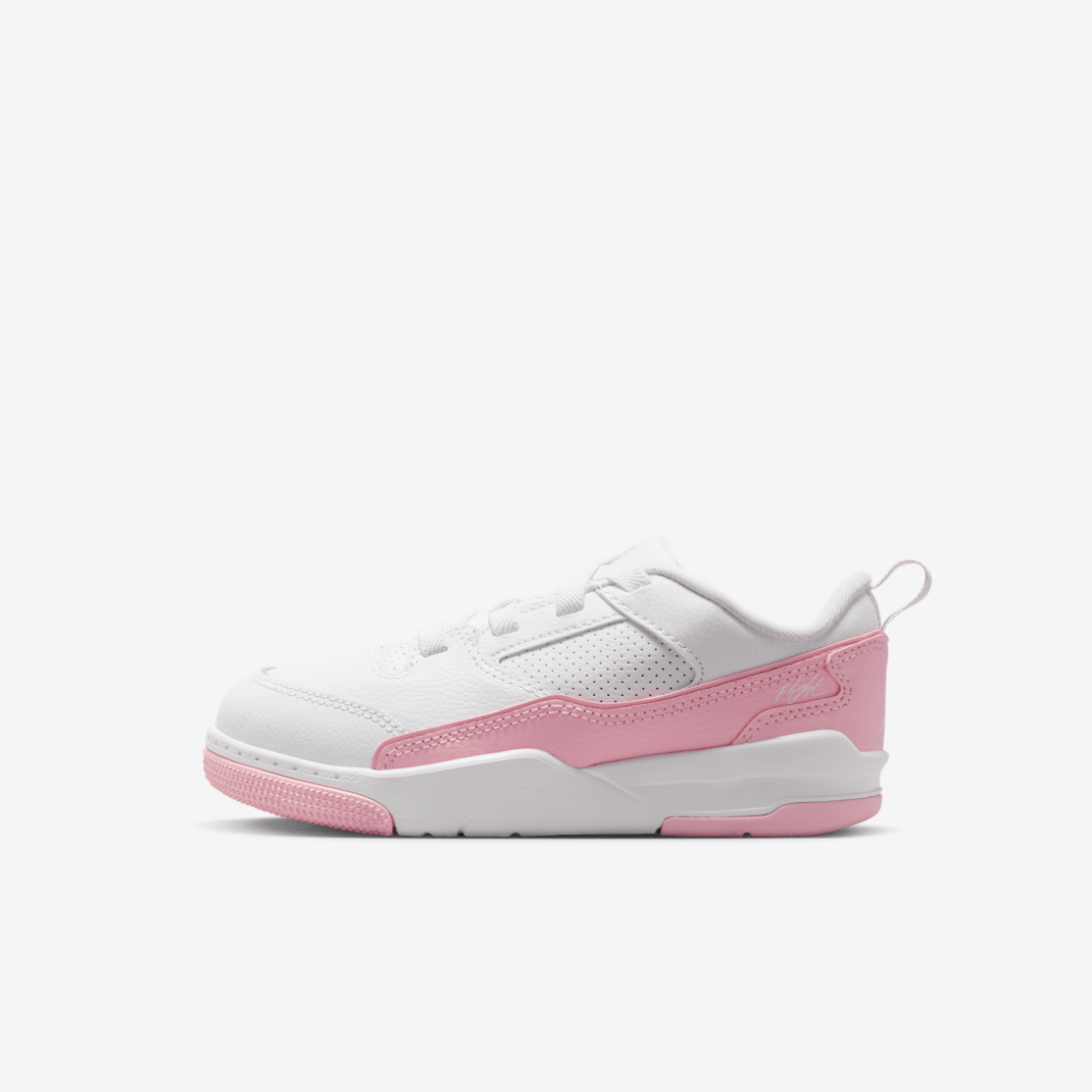 White/Medium Soft Pink