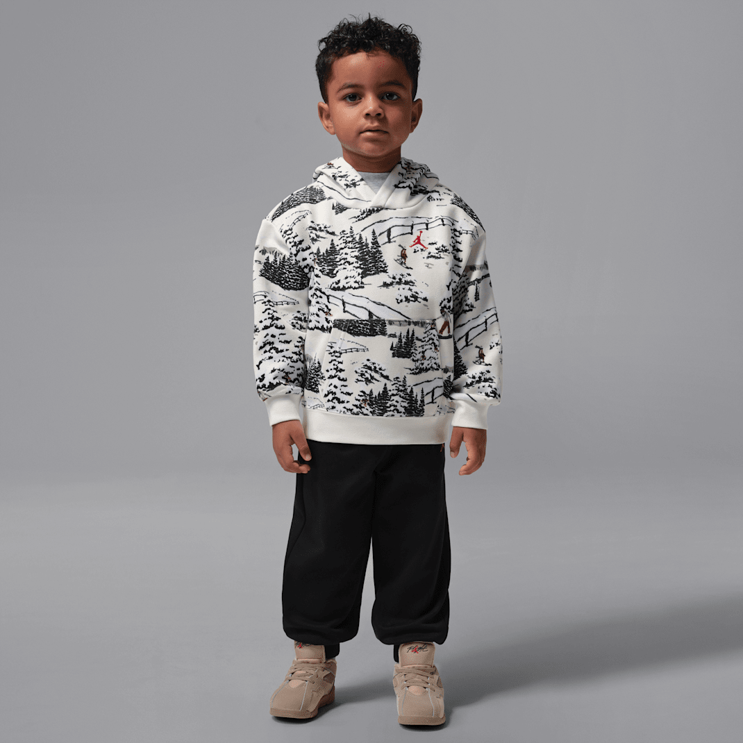 Jordan Brooklyn Fleece Toddler 2-Piece Holiday Set - Sail